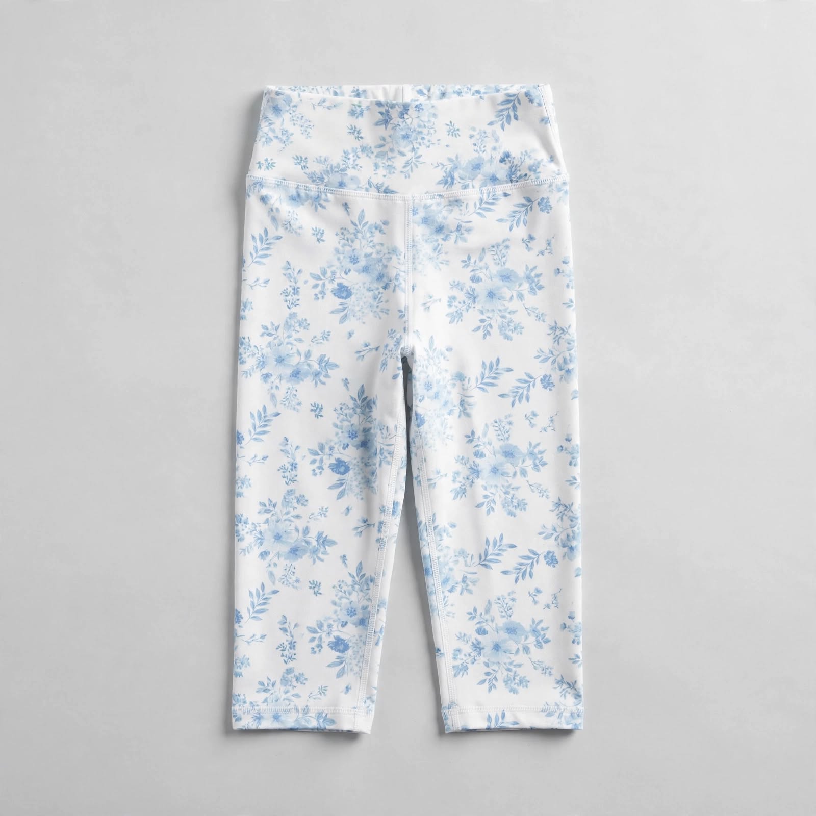 Capri - White Blue Floral